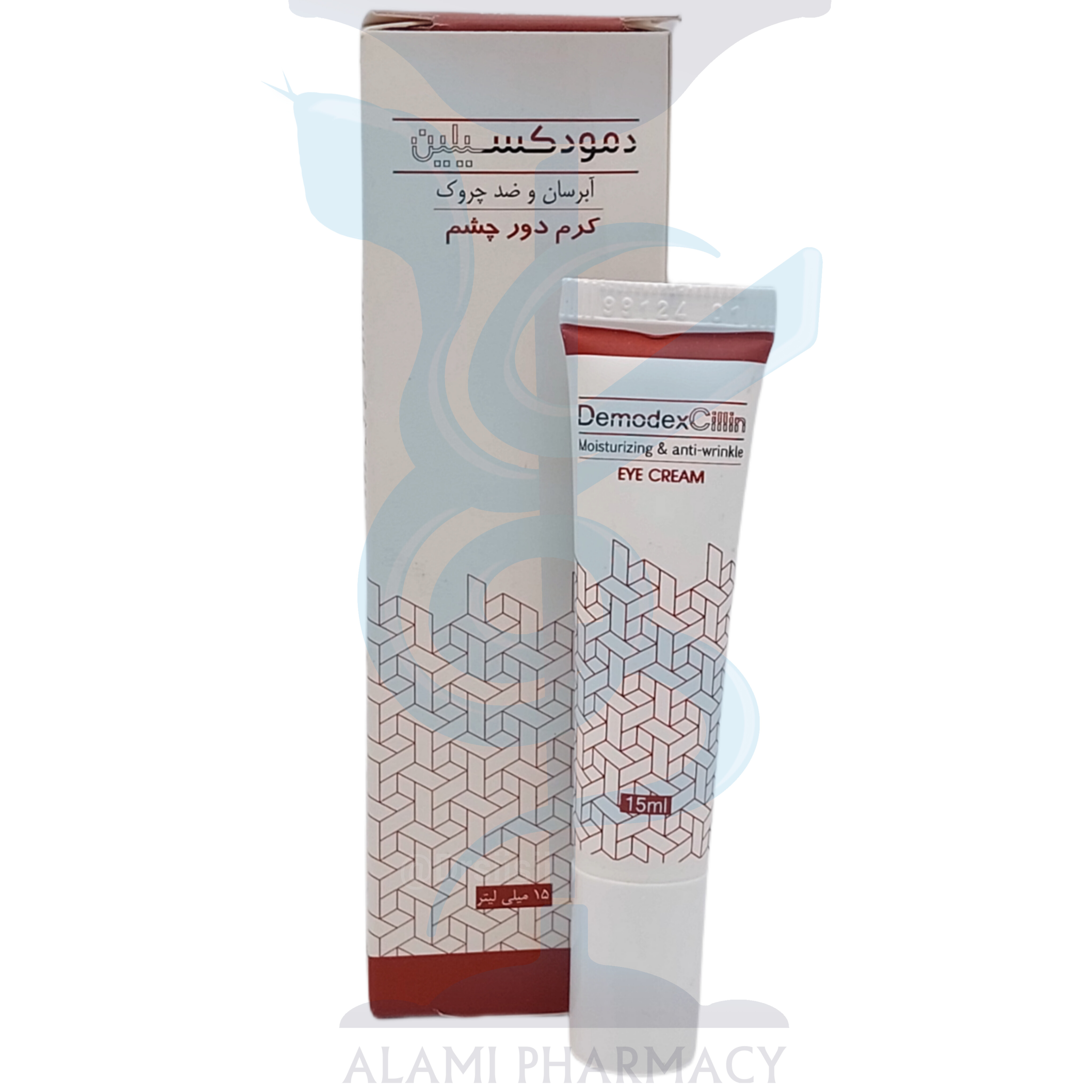 کرم دور چشم دمودکسيلين