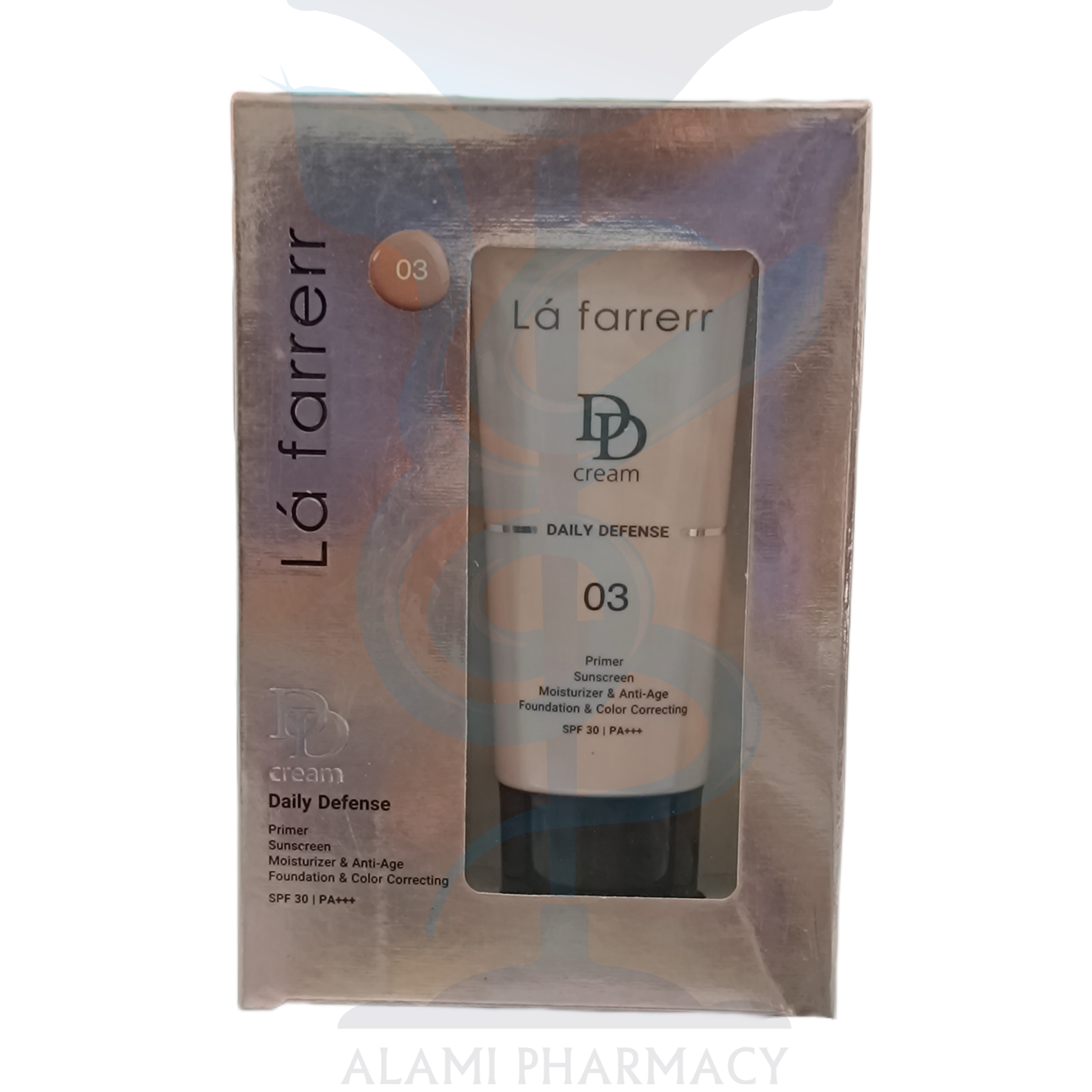 دی دی کرم رنگی لافارر 03 رز طبیعی مناسب انواع پوست SPF30