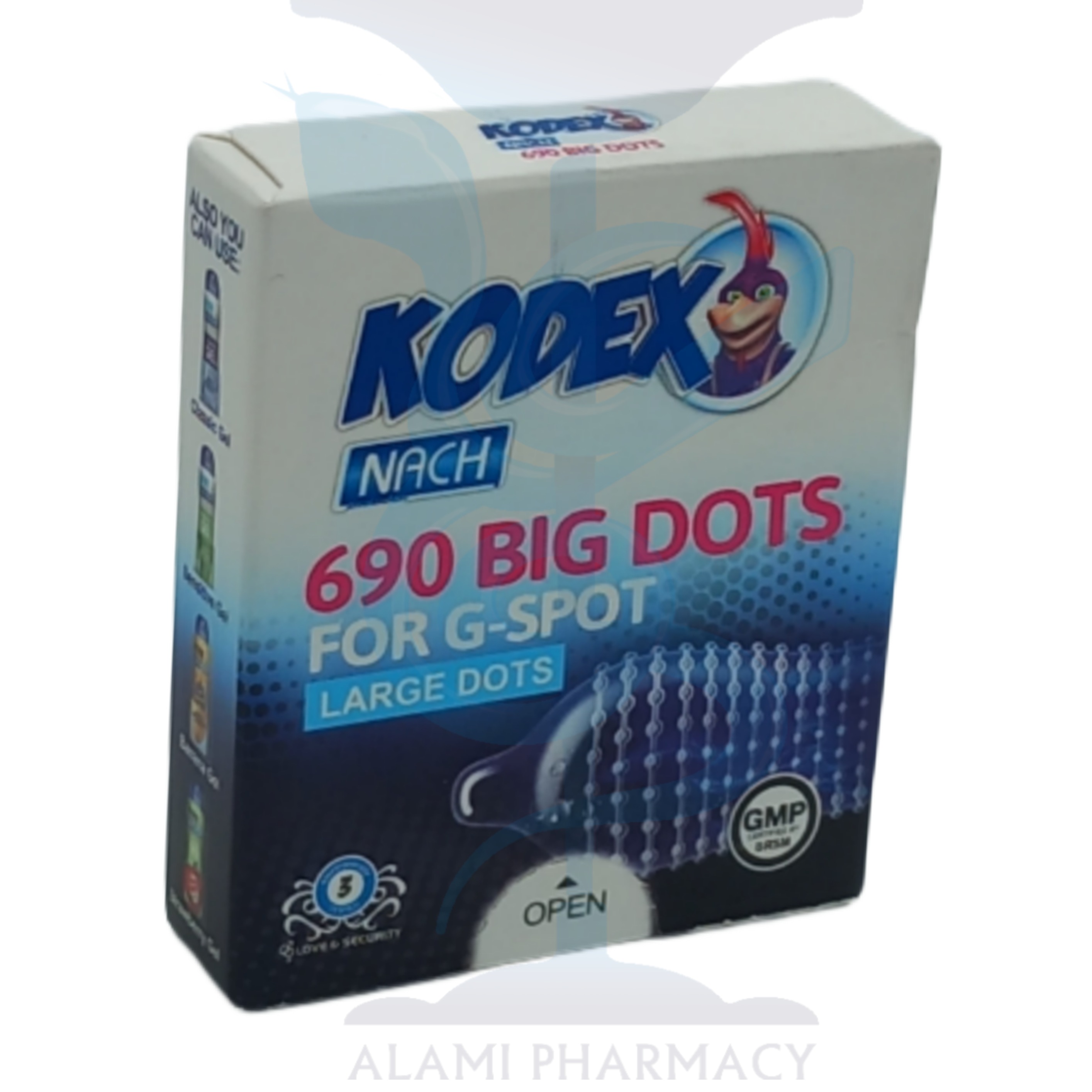 کاندوم فوق خاردار کدکس بیگ داتس بسته 3 عددی