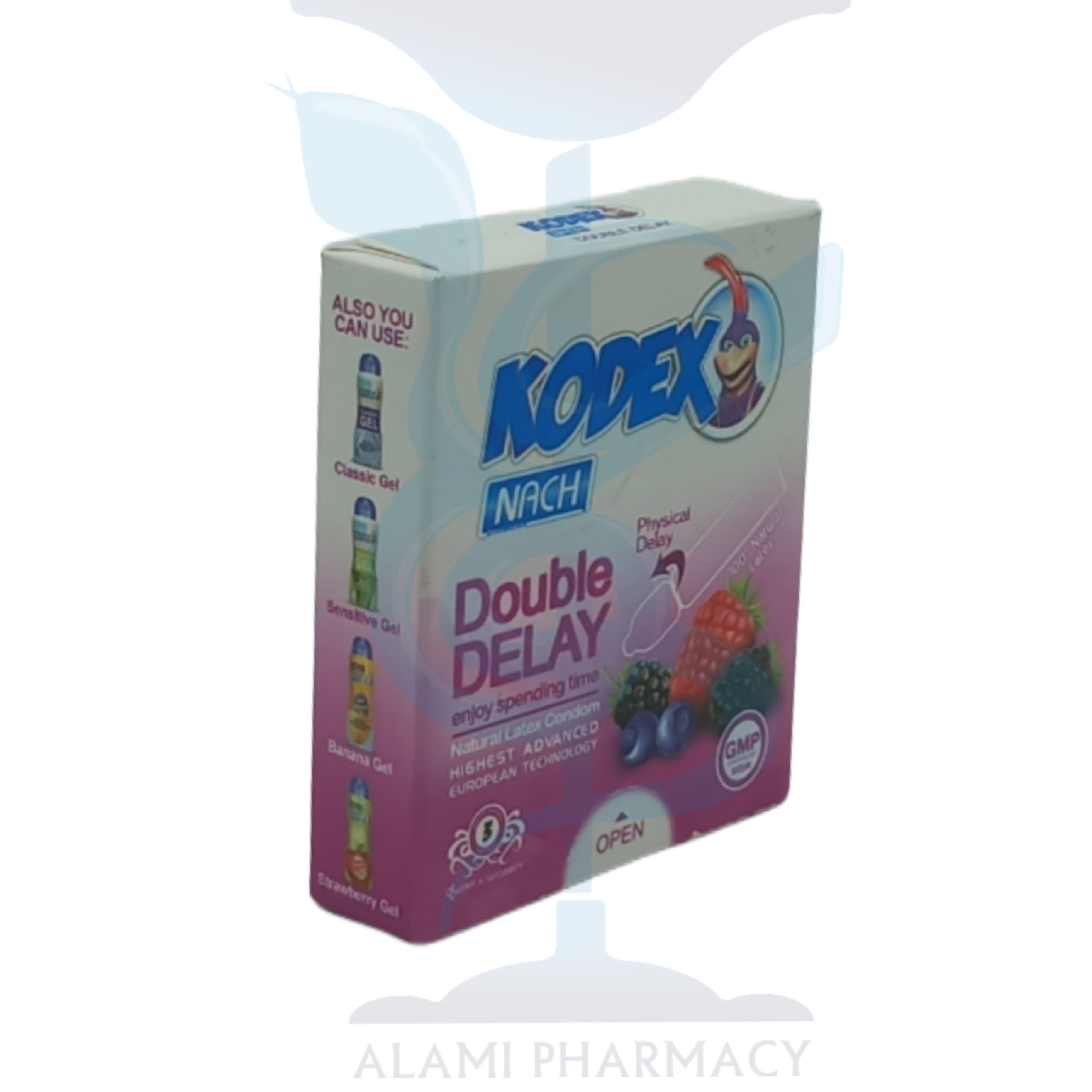 کاندوم فوق تاخیری کدکس مدل دابل دیلی بسته 3 عددی