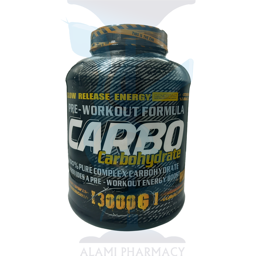 پودر کربوهیدرات ژن استار حجم 3000 گرم افزایش انرژِی و حجم عضله