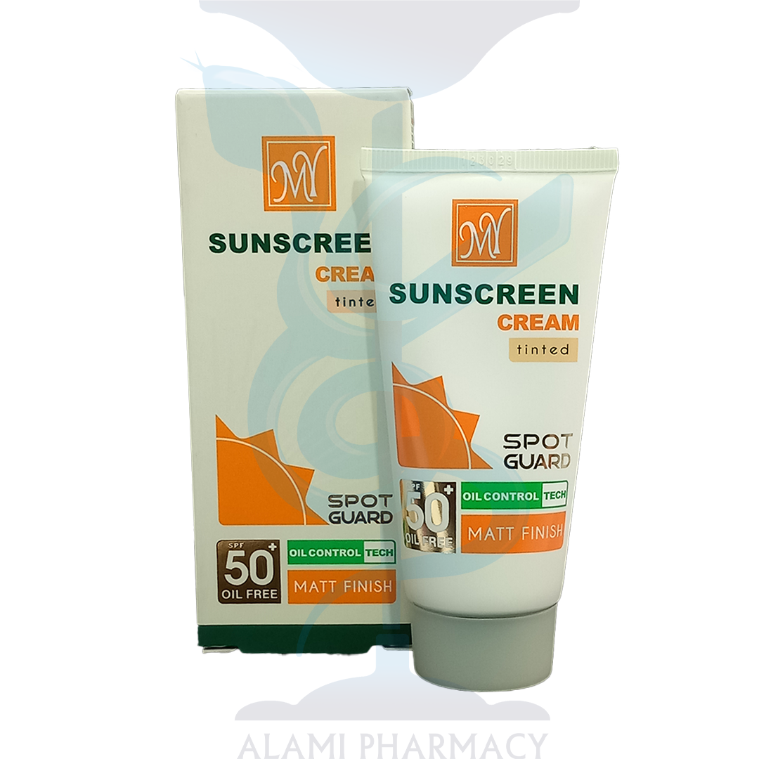 کرم ضد آفتاب اسپات گارد رنگی فاقد چربی  مای Spf 50