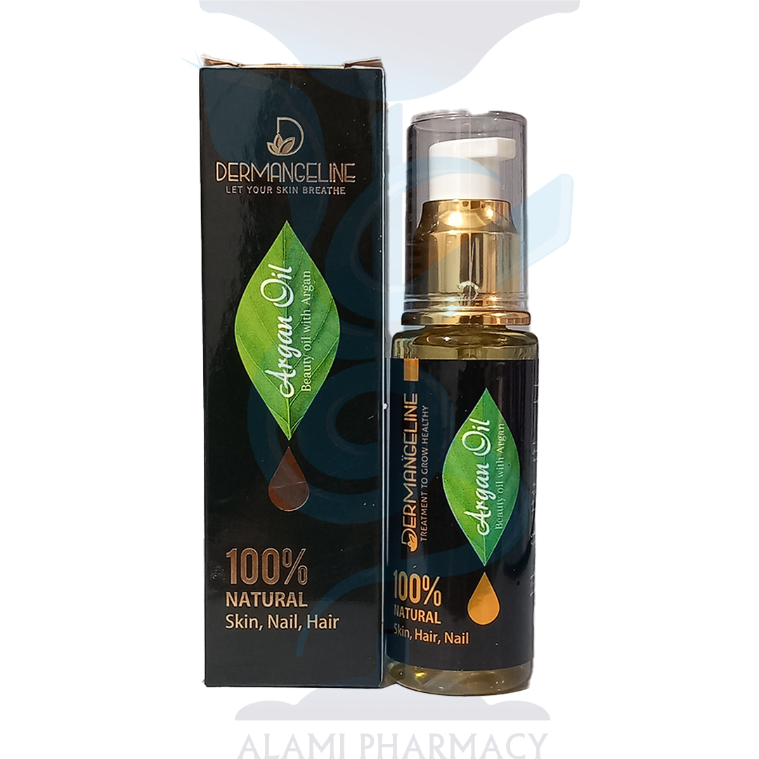 روغن آرگان درم انجلین ترمیم کننده و آبرسان پوست ، مو و ناخن ، 60 میل
