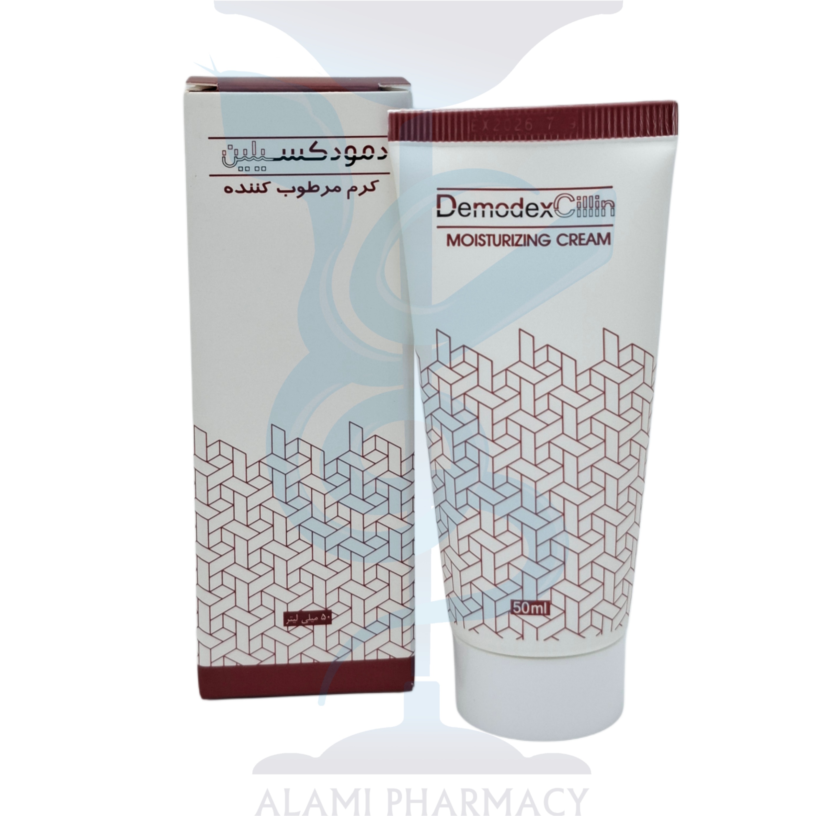 کرم مرطوب کننده دمودکسیلین حجم 50 میل