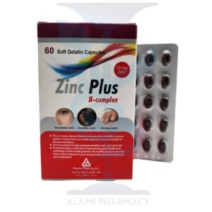 کپسول زینک پلاس ب کمپلکس دانا فارما ۱۰ میلی‌گرم